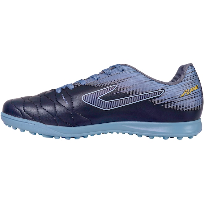 Chuteira Society Masculina Topper Flame - Foto 1