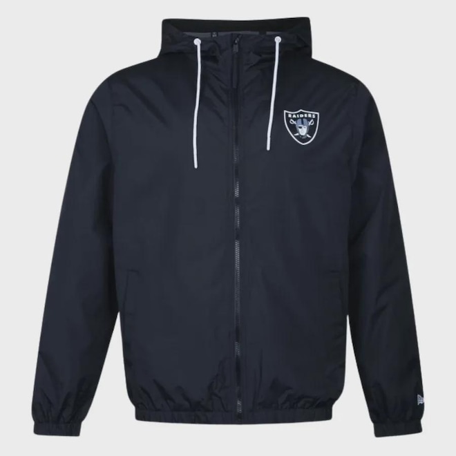 Jaqueta Masculina New Era com Capuz Las Vegas Raiders - Foto 1
