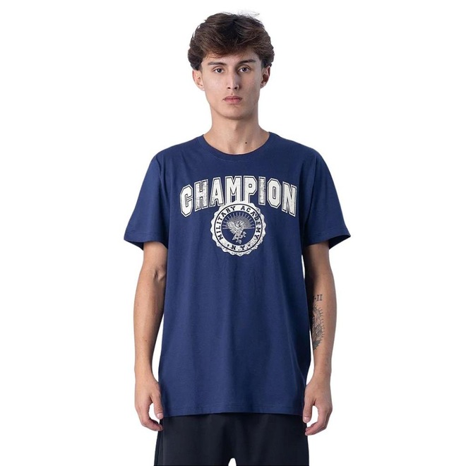 Camiseta Masculina Champion Military Academy Athletic - Foto 1