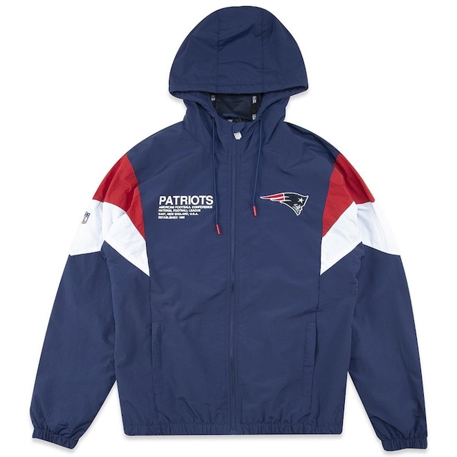 Jaqueta Corta Vento Masculina New Era New England Patriots Style - Foto 1