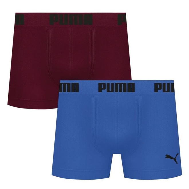 Cueca Boxer Puma Sem Custura - 2 Unidades - Masculina - Foto 1