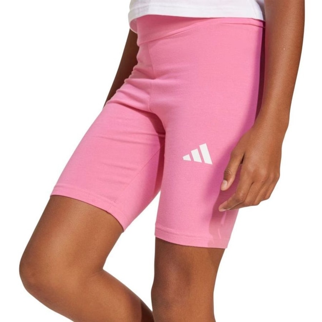 Shorts adidas Biker Flower Infantil - Foto 1