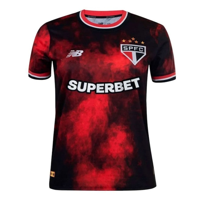 Camisa do São Paulo III 2024/25 New Balance Torcedor Feminina - Foto 1
