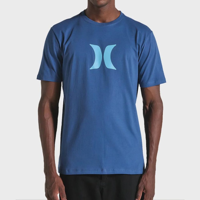 Camiseta Masculina Hurley Silk Icon - Foto 1