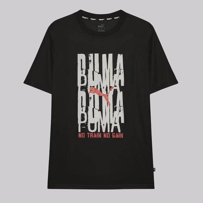 Camiseta Masculina Puma Graphics Emblem - Foto 1