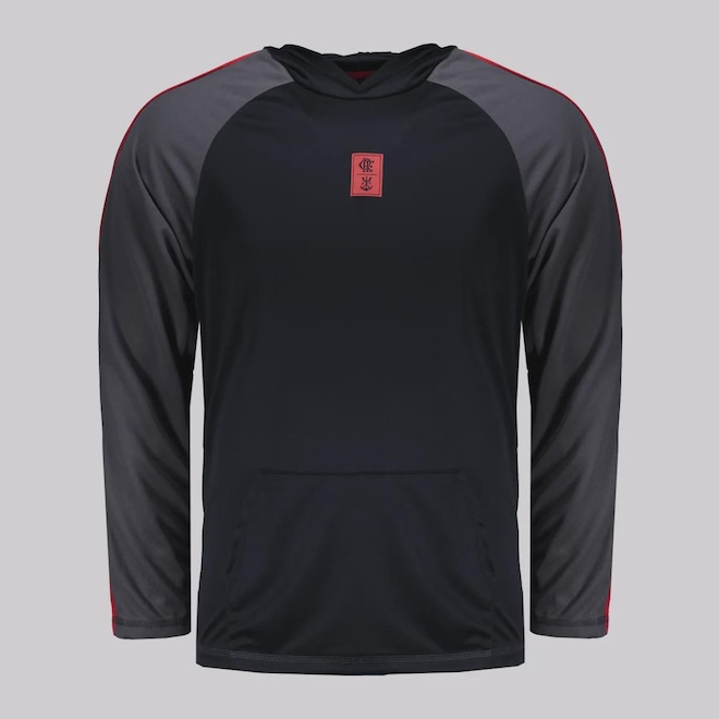 Camisa do Flamengo Manga Longa Laçado Masculina - Foto 1