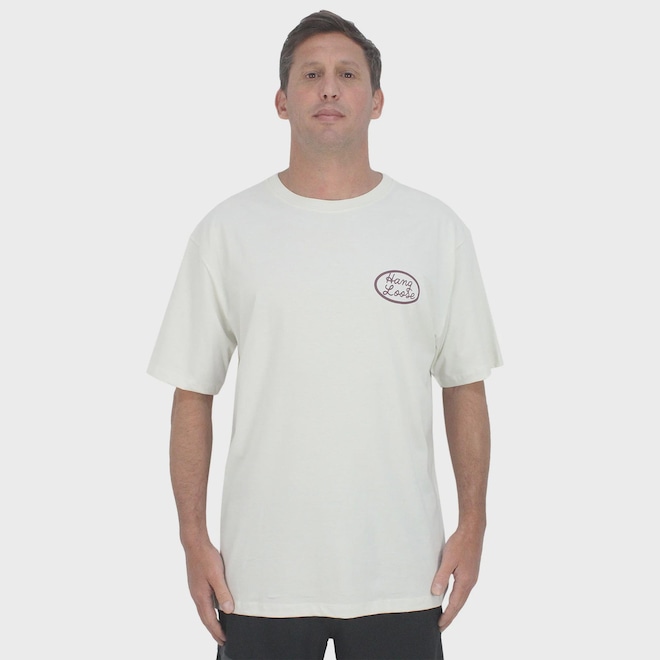 Camiseta Hang Loose Cali Plus Size Masculina - Foto 1