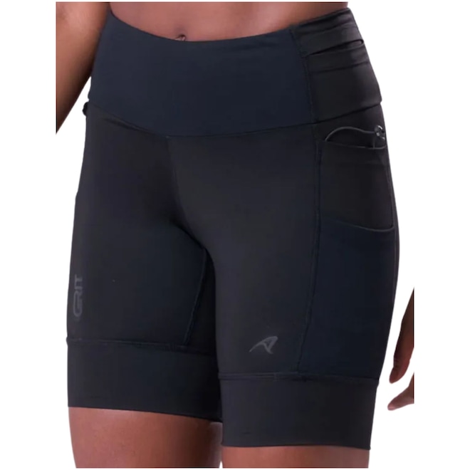 Bermuda Authen Grit Bossa 3 Bolsos 18cm Rio 2025 Feminina - Foto 1