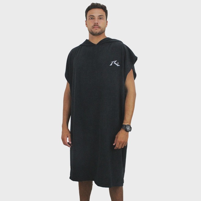 Toalha Poncho Rusty Black - Foto 1