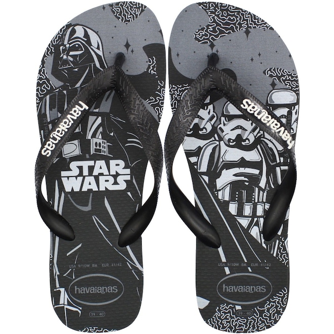 Chinelo Havaianas Star Wars Masculino - Foto 1