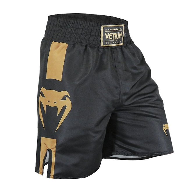 Short Boxe Venum Logo Performance Gold - Foto 1