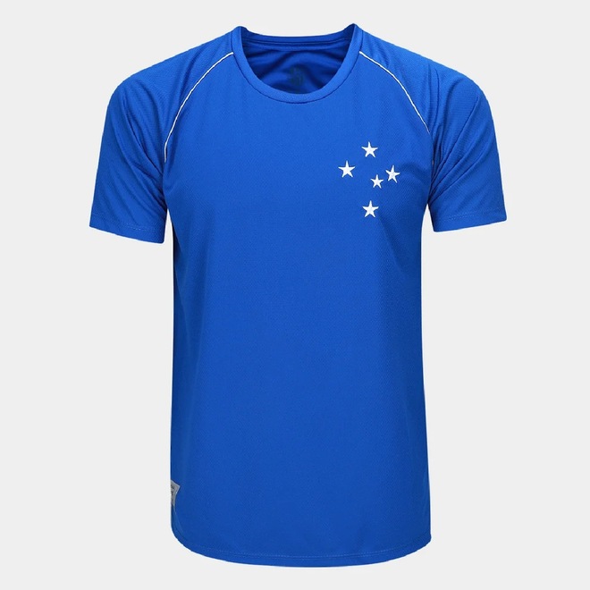 Camisa do Cruzeiro Basic Celeste RetrôMania Masculino - Foto 1