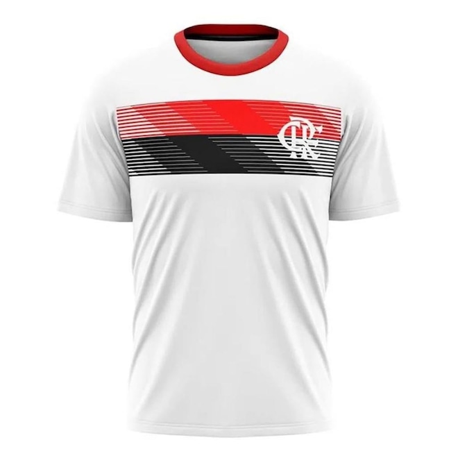 Camisa do Flamengo Braziline Talent Branco Masculina - Foto 1