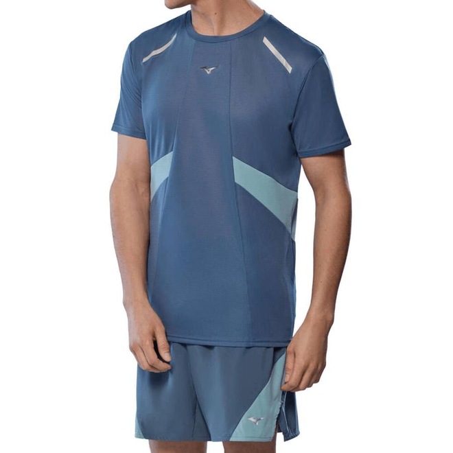 Camiseta Mizuno DryAeroFlow Corrida Masculina - Foto 1