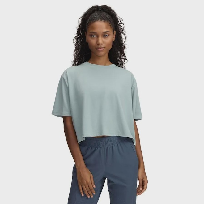 Camiseta Under Armour Rival Feminina - Foto 1