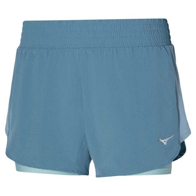 Shorts Mizuno 2in1 4.5 Feminino - Foto 1