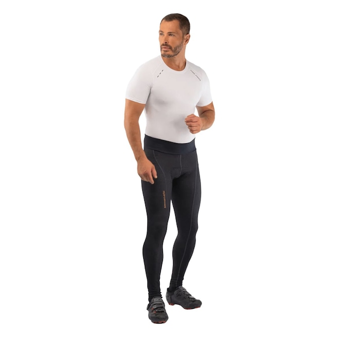 Calça Ciclismo Free Force Performance Invert Gel Masculina - Foto 1
