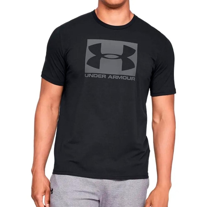 Camiseta Under Armour Sportstyle Boxed Masculina - Foto 1
