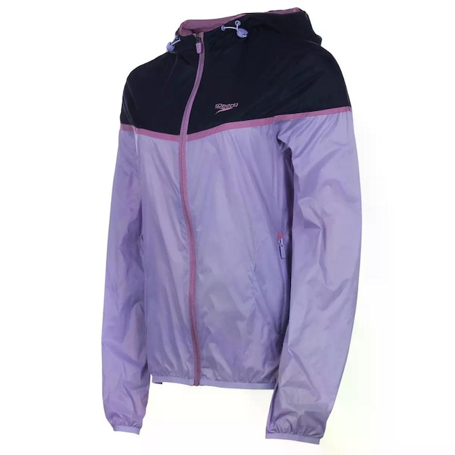 Jaqueta Corta Vento Feminina Speedo com Capuz Fluity - Foto 1