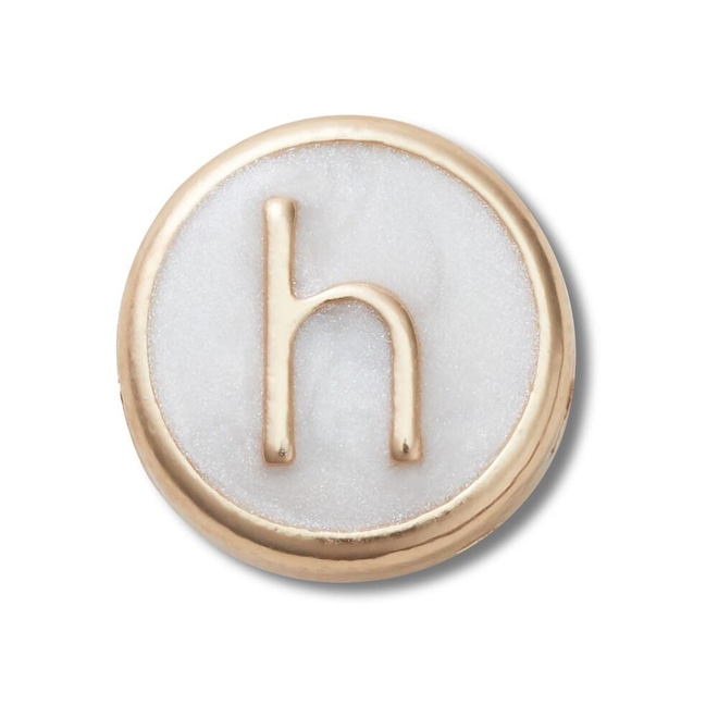 Jibbitz™ letra h pequena perolizada unico - Unissex - Foto 1