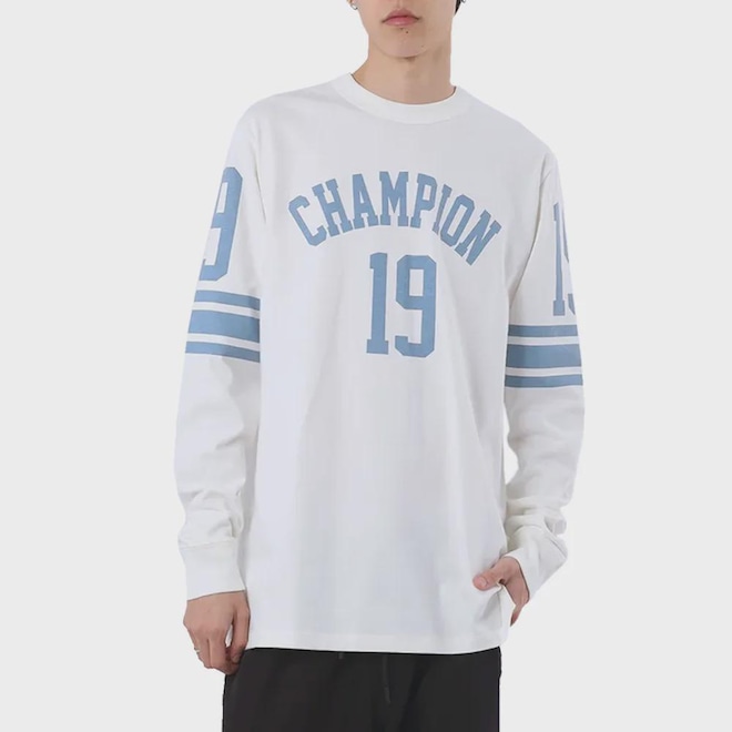 Camiseta Manga Longa Champion Jersey Masculina - Foto 1