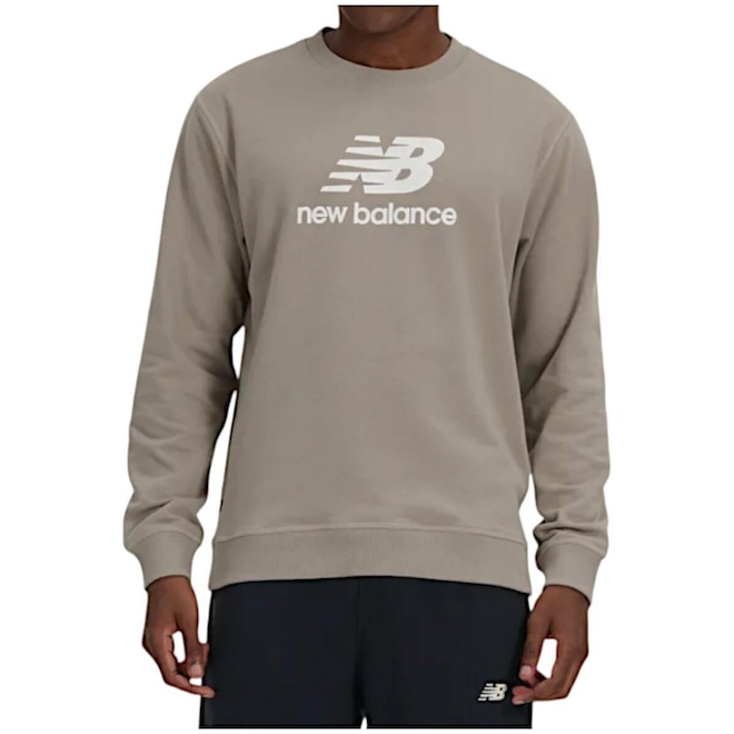 Blusão de Moletom New Balance Essentials NB Masculino - Foto 1