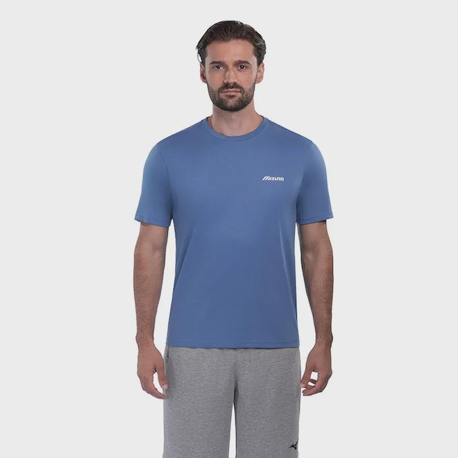 Camiseta Mizuno Basic Logo Masculina - Foto 1