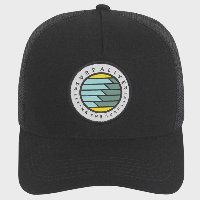 Boné Adulto Surf Alive Trucker Waves Aba Curva - Foto 1