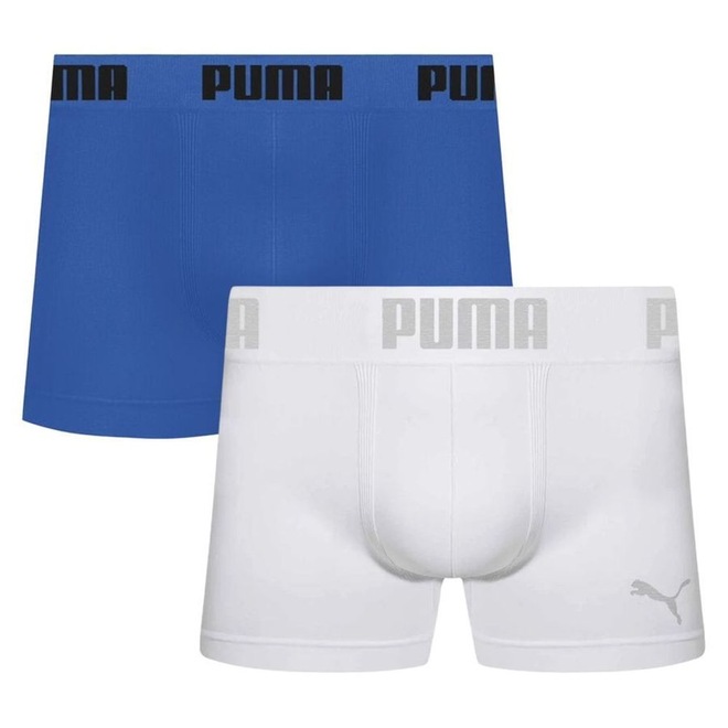 Kit 2 Cuecas Puma Boxer Sem Custura Masculina - Foto 1