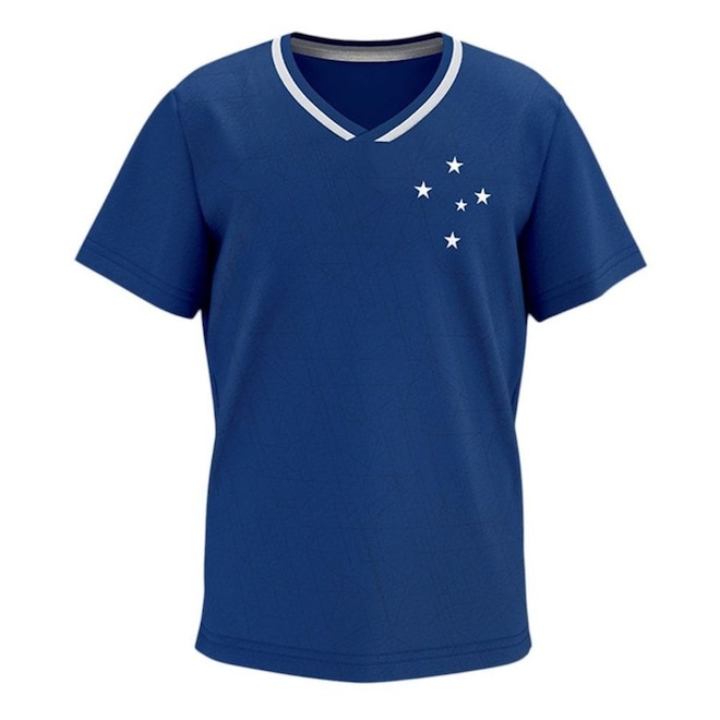 Camisa Cruzeiro Celeste Braziline Masculina - Foto 1