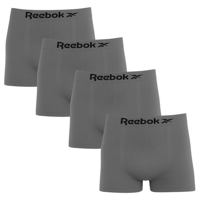 Cueca Boxer Reebok Classic - 4 Unidades - Masculina - Foto 1