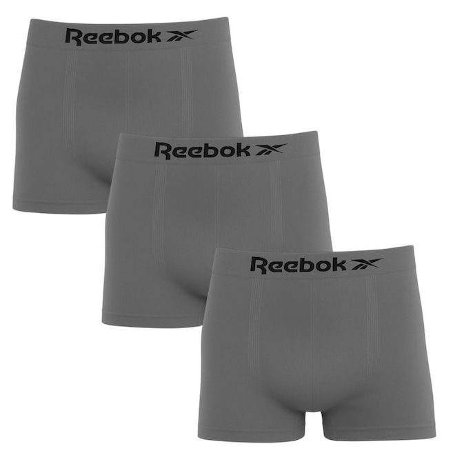 Cueca Boxer Reebok Classic - 3 Unidades - Masculina - Foto 1