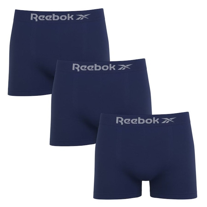 Cueca Boxer Reebok Classic - 3 Unidades - Masculina - Foto 1