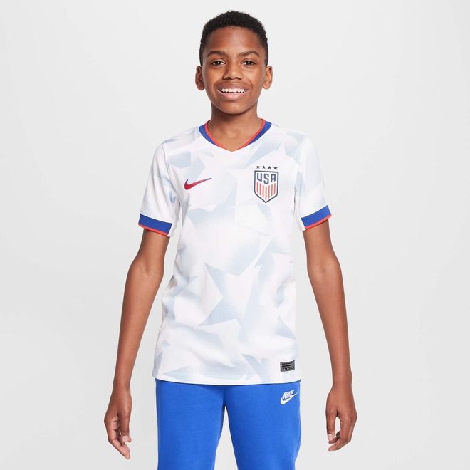 Camisa Estados Unidos I 25/26 Nike Torcedor Pro Infantil - Foto 1