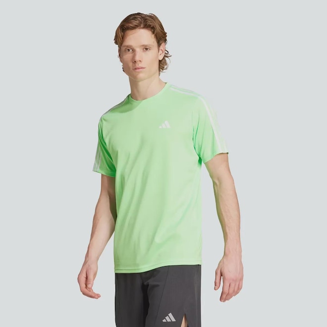 Camiseta Masculina adidas TR-ES Base 3S - Foto 1
