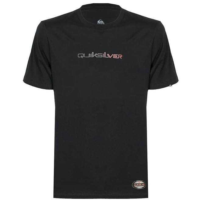 Camiseta Quiksilver Vertical Logo Plus Size WT25 Masculina - Foto 1