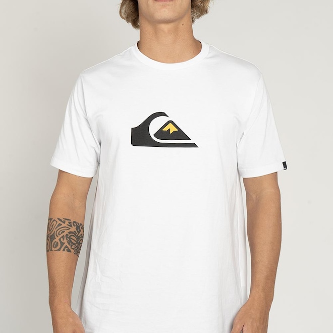Camiseta Quiksilver Comp Logo WT25 Masculina - Foto 1