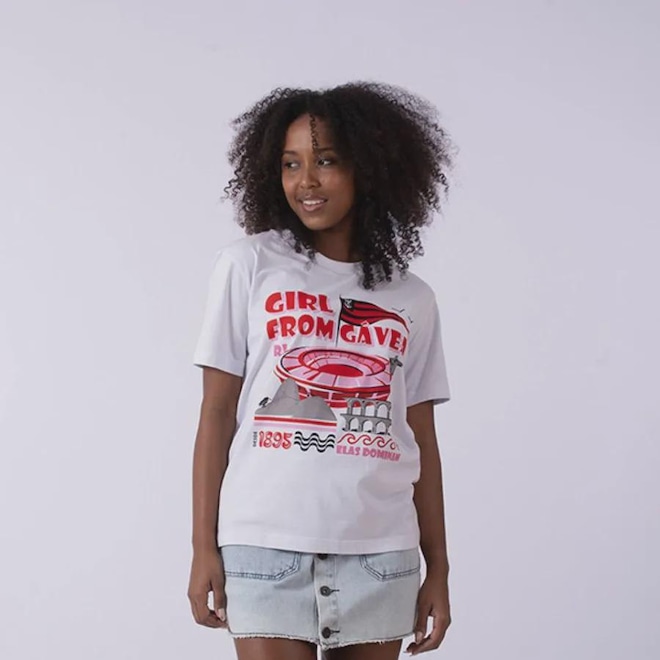 Camiseta Flamengo Gavea Feminina - Foto 1