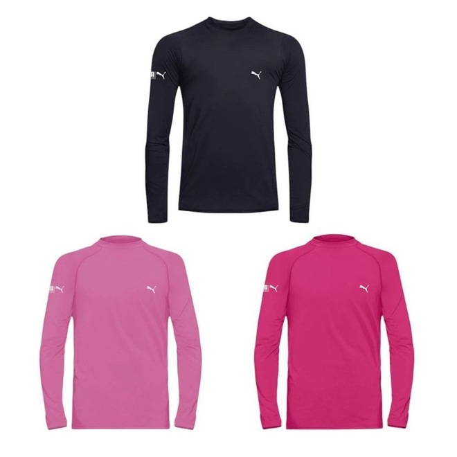 Camisa Térmica Manga Longa Puma UV50+ - 3 Unidades - Infantil - Foto 1