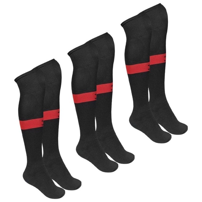 Meião Umbro Sport I 2022 - 3 Pares - Masculino - Foto 1