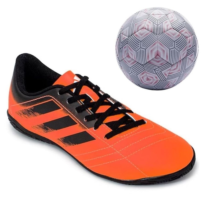 Chuteira Futsal Infantil adidas Rabisco + Bola - Foto 1