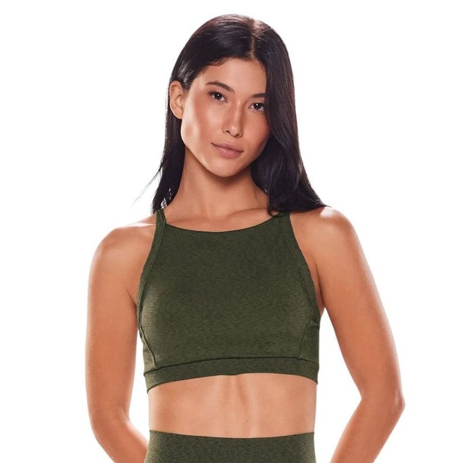 Top Nadador Body For Sure Olive Tree Feminino - Foto 1