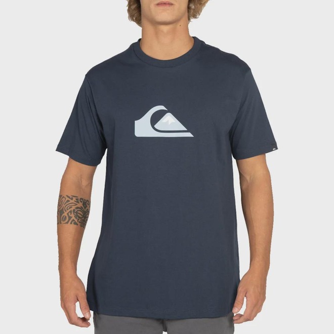 Camiseta Masculina Quiksilver Comp Logo - Foto 1