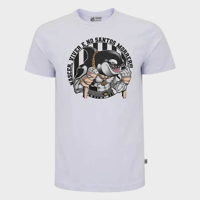 Camiseta Masculina Surf Center Santos Estampada - Foto 1