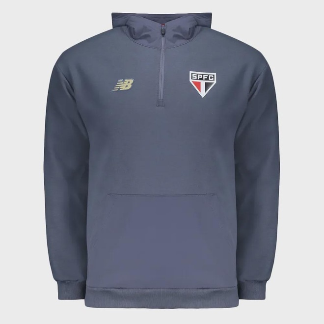 Blusão de Moletom Masculino New Balance São Paulo F.C. Viagem 2025 - Foto 1