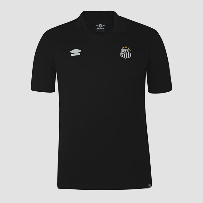 Camisa Polo do Santos Umbro Viagem 2025 Masculina - Foto 1