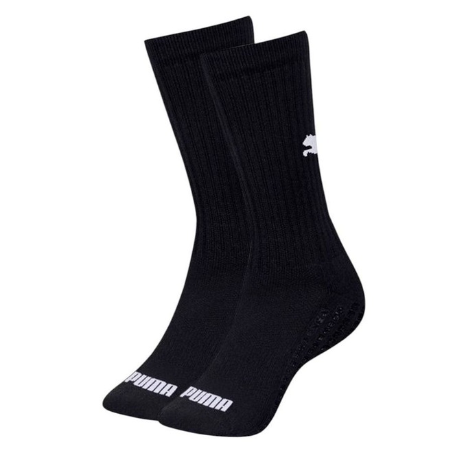 Meia Cano Médio Puma Traction Antiderrapante Masculina - Foto 1