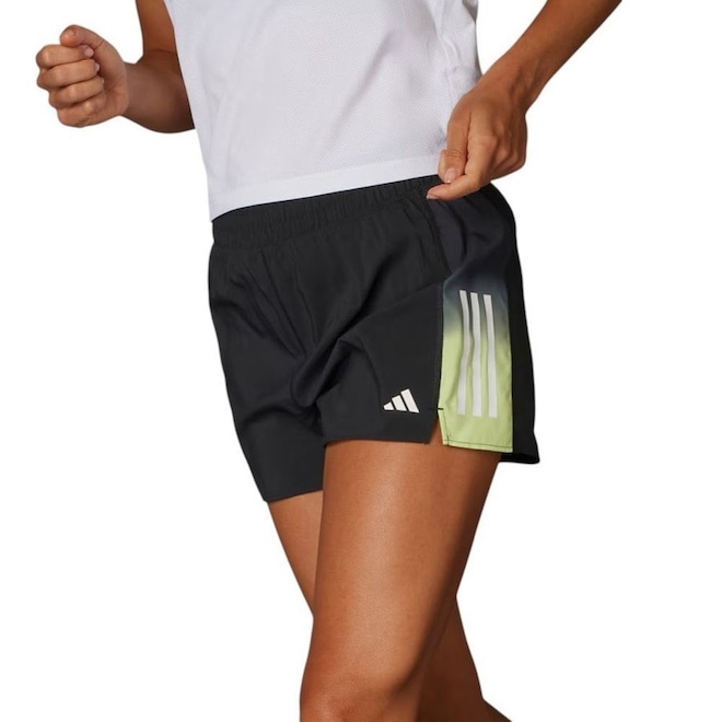Short adidas Own The Run Colorblock Feminino - Foto 1