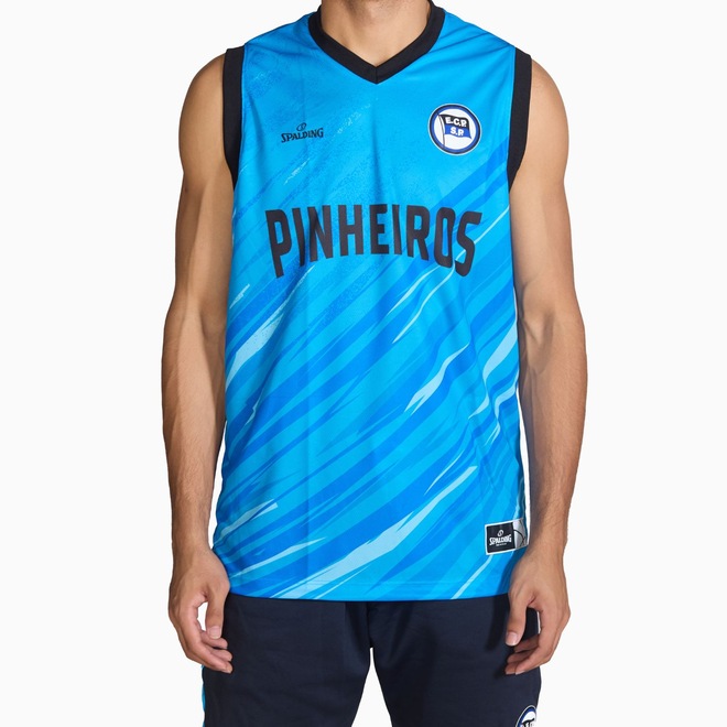 Camiseta Regata Masculina Spalding Pinheiros Fan Base ECP Warm Up 24/25 - Foto 1