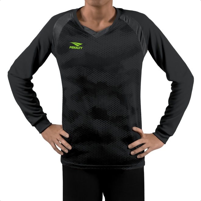 Camisa de Goleiro Infantil Penalty Delta 127 - Foto 1